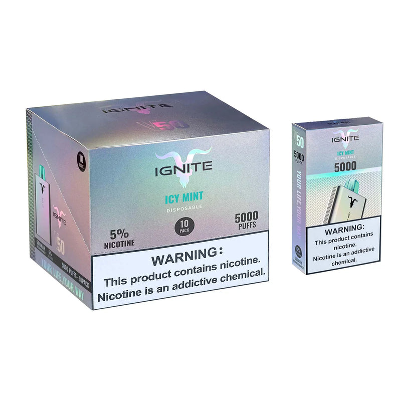 CAIXA COM PODS 10 IGNITE V50 – 5000 Puffs – ATACADO